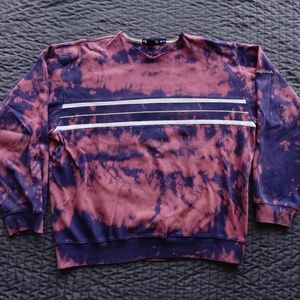 90's Nautica Bleach-Dyed Distressed Sweater